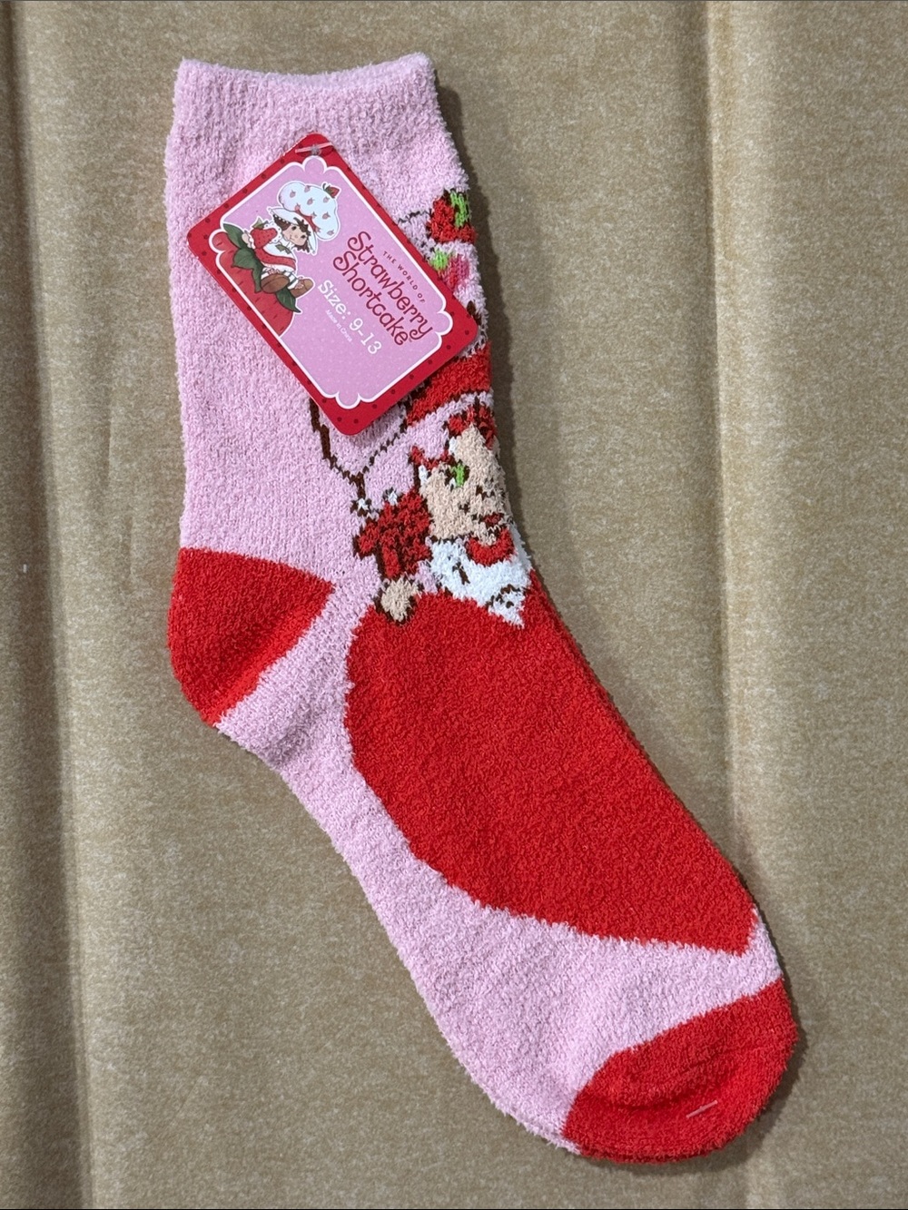 3/$20 Strawberry Shortcake Cozy Fashion Socks - NWT